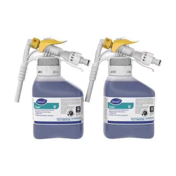 Bathroom Cleaner, 1.5L Hose End Connection Bottle, 2 PK, Diversey, Mfr#: 93145310