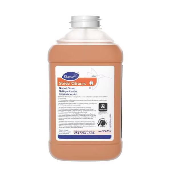 Neutral Cleaner, 2.5L Bottle, 2 PK, Diversey, Mfr#: 101109756