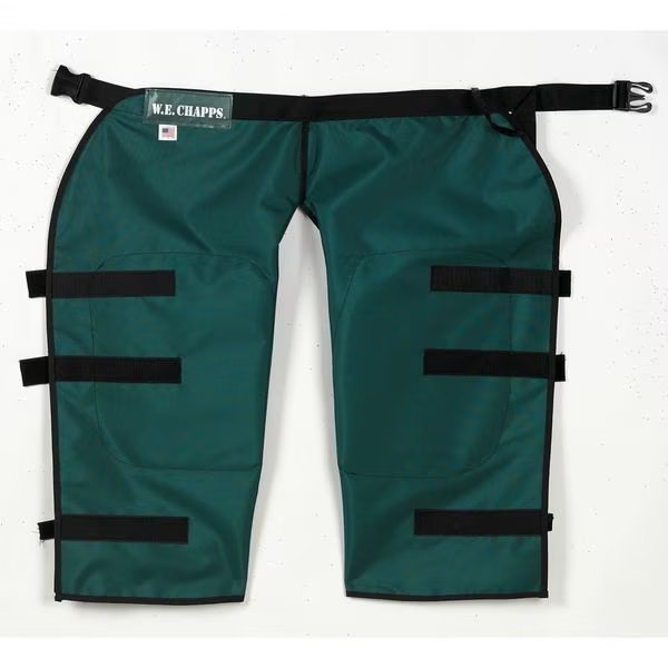 Hedge Trimmer Chaps, Dark Green, 29x29In, W.E. Chapps, Mfr#: HTC09 DK GRN