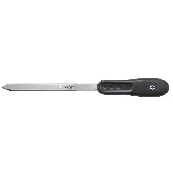 Letter Opener, Stainless Steel, 9", Westcott, Mfr#: 14821