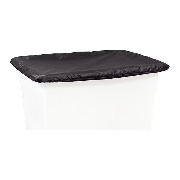 Vinyl Cover, 24 Bu, Black, Royal Basket Trucks, Mfr#: G24-KKX-VCN