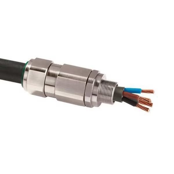 Cable Connector, 1-1/2 in, Straight, Silver, Appleton Electric, Mfr#: 50ST31505