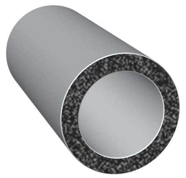 Rubber Seal, Tubing, 0.38"W x 100 ft., Trim-Lok, Mfr#: X313-100