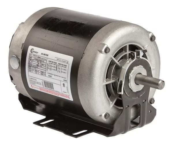 3-Phase Belt Drive Motor, 1/3 HP, 56 Frame, 200-230/460V AC Voltage, 1,725 Nameplate RPM, Century, Mfr#: H262V2