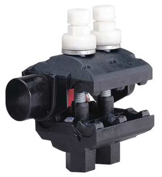Displacement Connnector, 4/0-4 AWG, Black, Buchanan, Mfr#: BTC500-4