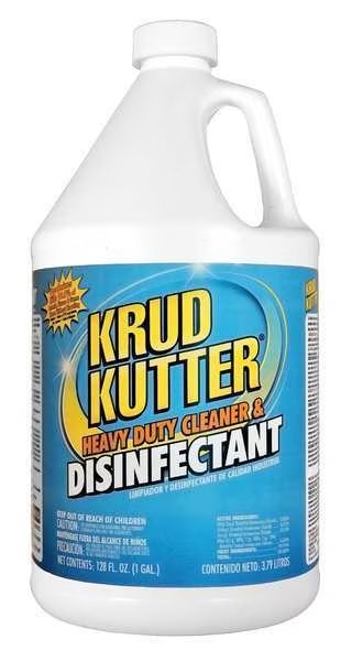 Cleaner and Disinfectant, 1 gal Bottle, Unscented, Krud Kutter, Mfr#: DH012