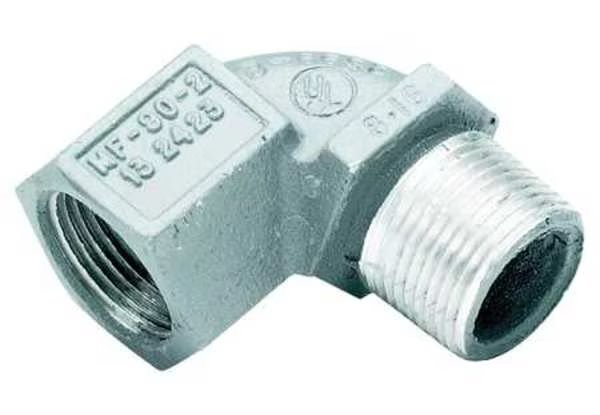 M to F 90Deg Elbow, Haz Loc, 1/2In, Alum, Killark, Mfr#: MF-90-1WW