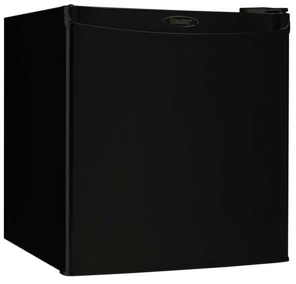 Compact Refrigerator and Freezer, 1.7 cu ft, Black, Danby, Mfr#: DCR016A3BDB