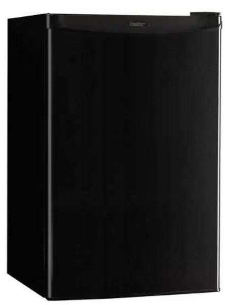 4.4cf Refrigerator with Chill Space, Black, Danby, Mfr#: DCR044A2BDD