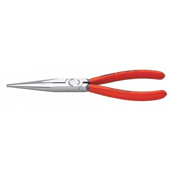 8 in Needle Nose Plier, Side Cutter Plastic Coated Handle