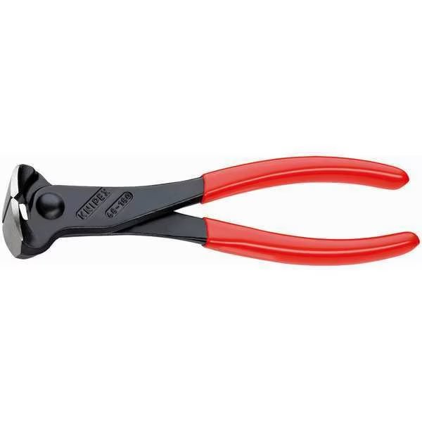 7 in End Cutting Nipper Uninsulated, Knipex, Mfr#: 68 01 180