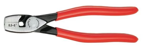 7 1/4 in Crimper 20 to 10 AWG, Knipex, Mfr#: 97 81 180