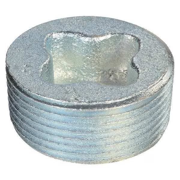 Recessed Plug, HazLoc, Mal Iron, 2-1/2In, Appleton Electric, Mfr#: PLG-250