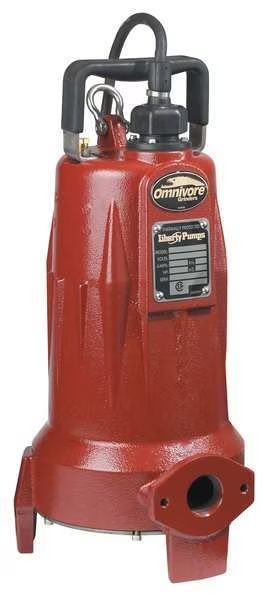 Grinder Pump, 2 HP, 208/230V, Liberty Pumps, Mfr#: LSG202M