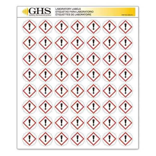 Label, Exclamation Mark, Gloss, PK1120, Ghs Safety, Mfr#: GHS1214