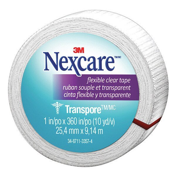 First Aid Tape, Clear, 1", 36 Pcs., Nexcare, Mfr#: 527-P1