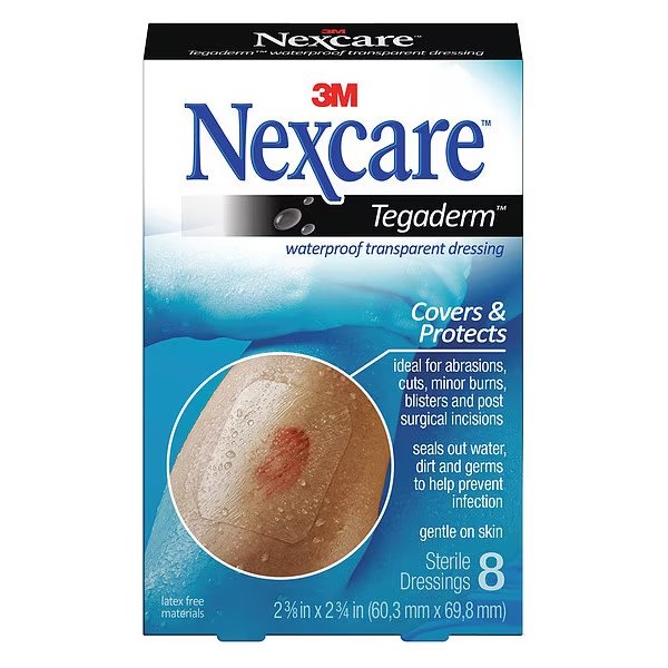 Waterproof Dressing, 2.375 x 2.75", PK12, Nexcare, Mfr#: H1624