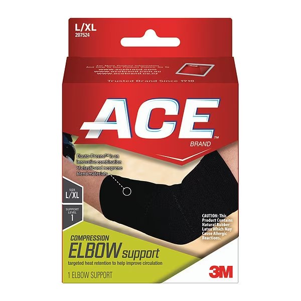 Elasto-Preene Elbow Supports, L/XL, PK12, Ace, Mfr#: 207524