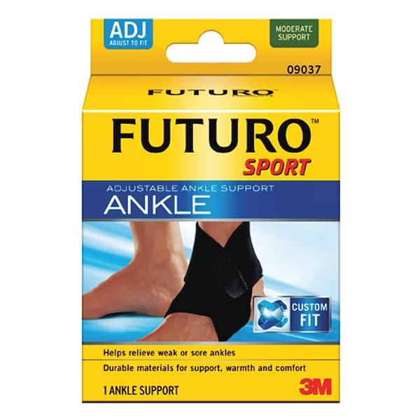 Sport Ankle Support, One Size, PK12, Futuro, Mfr#: 09037ENR