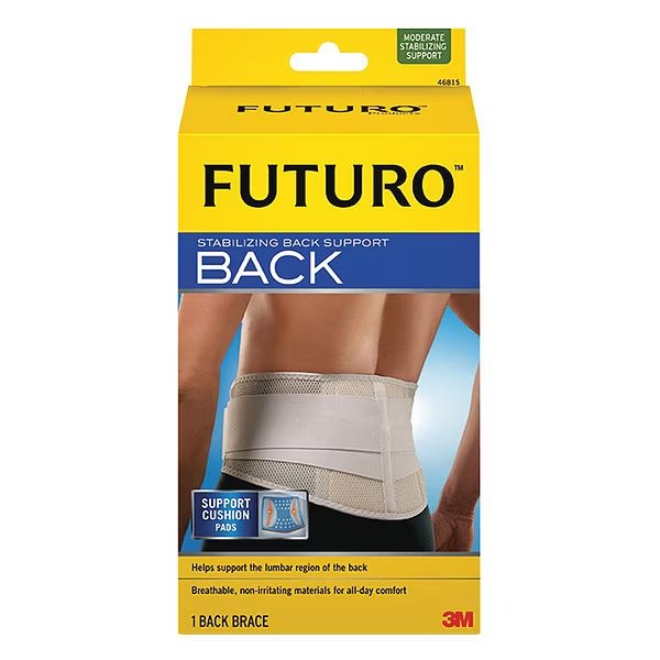 Stabilizing Back Support, S/M, PK2, Futuro, Mfr#: 46815ENR