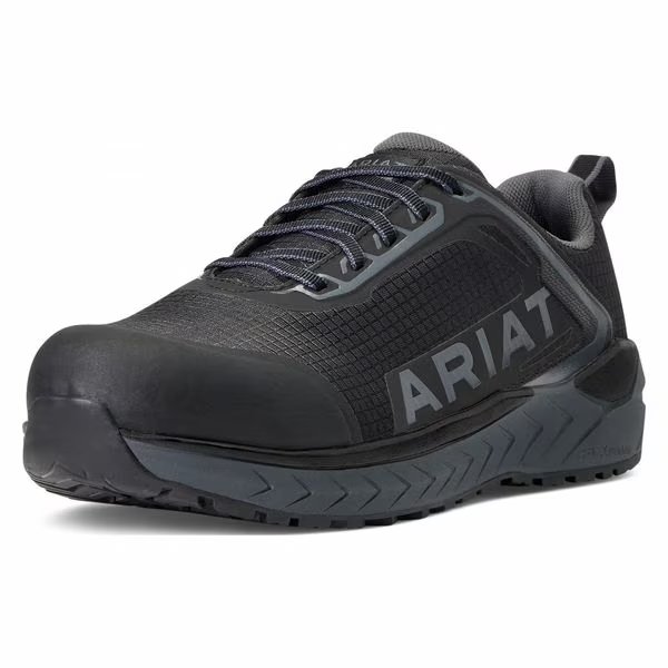 Athletic Shoe, D, 8 1/2, Black, PR, Ariat, Mfr#: 10040283