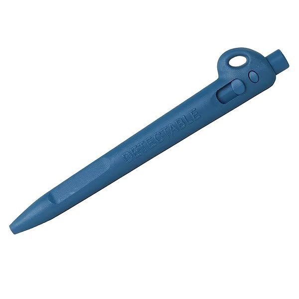 Detectable Elephant Pen, Blue Ink, W/Lanyard, PK50, Detectamet, Mfr#: 104-I01-C11-PA03