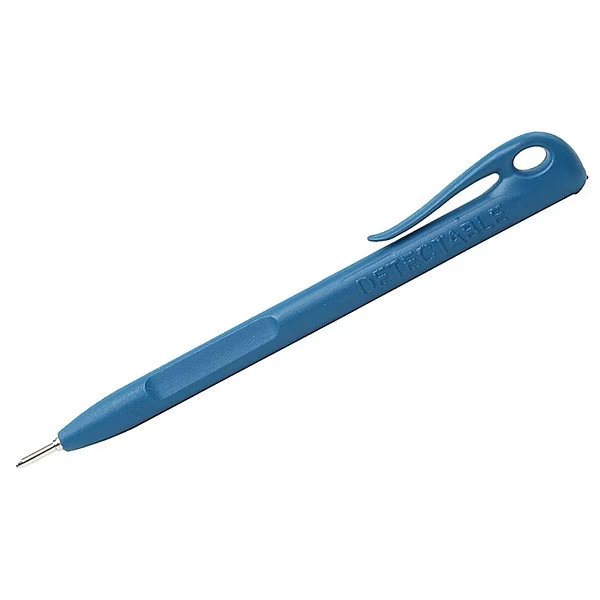 Detectable Elephant Stick Pen, W/Clip, PK50, Detectamet, Mfr#: 105-C101-I01-PA01