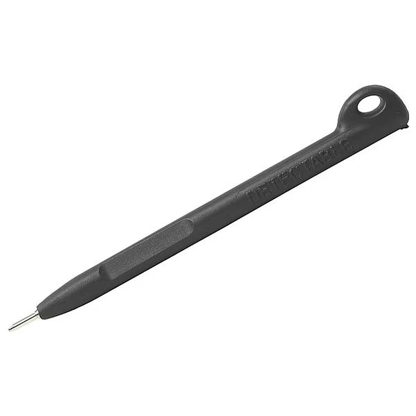 Detectable Elephant Stick Pen, Blk Ink, W/Lanyard, PK50, Detectamet, Mfr#: 105-C110-I04-PA03