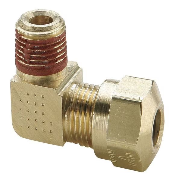 Male Elbow, 90 deg, 1/2 in. x 1/4 in., Parker, Mfr#: VS269NTA-8-4