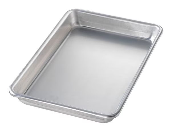 Sheet Pan, Aluminum, 6-1/2x9-1/2, Chicago Metallic, Mfr#: 41800