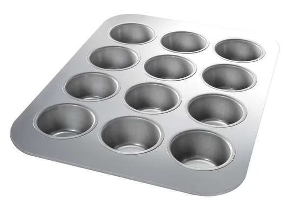 Cupcake/Muffin Pan, 12 Moulds, Chicago Metallic, Mfr#: 45125