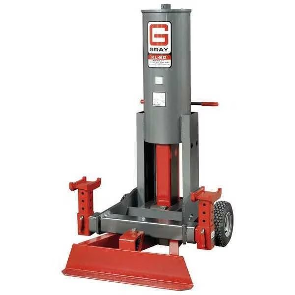 20000 lb. Air Operated End Lift 50" Max. Lifting H., 14" Min. Lifting H, Gray, Mfr#: KL-20