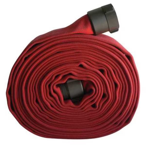 Attack Line Fire Hose, Rubber, 50 ft. L, Jafline Hd, Mfr#: G52H15HDR50N