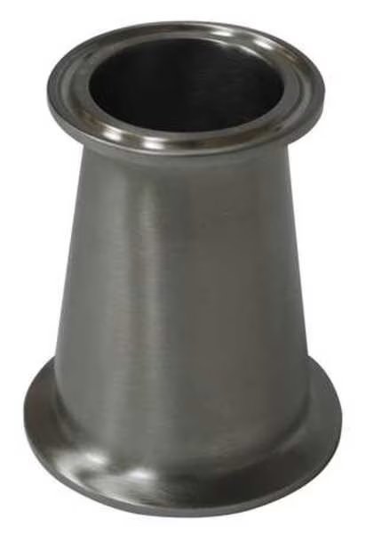 2-1/2" x 1-1/2" Clamp T304 SS Concentric Reducer, EnjoyTool Select, Mfr#: EG31CC2.5X1.5