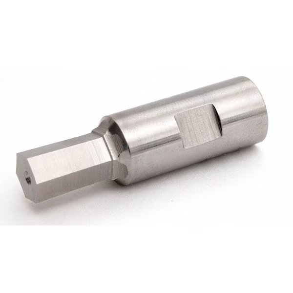 Rotary Hex Punch 1/4" Cut L 3/8", Hassay Savage Co, Mfr#: 66116
