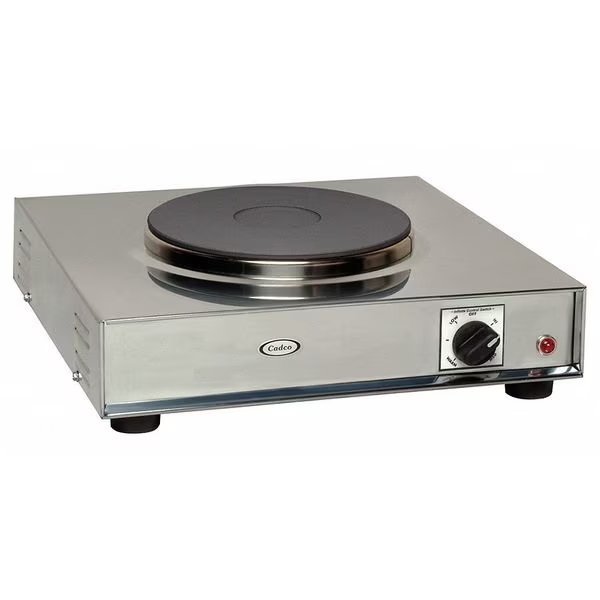 Hot Plate, Heavy Duty, Cast Iron, 220V, Cadco, Mfr#: LKR-220