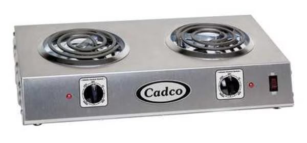 Hot Plate, Double, Tubular, Cadco, Mfr#: CDR-1T