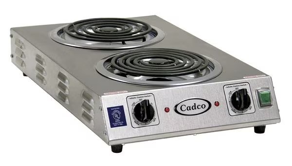 Hot Plate, Double, 220V, Cadco, Mfr#: CDR-2TFB