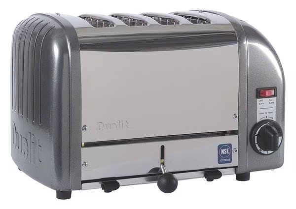 13-1/2" 4-Slot Gray Toaster, Cadco, Mfr#: CTW-4M