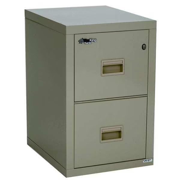 17-3/4" W 2 Drawer Vertical File, Parchment, Fireking, Mfr#: 2R1822-CPA