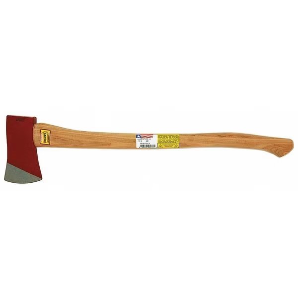 3.5 lb Dayton Single Bit Axe, 4-3/4 In Edge, 36 In L Hickory Handle, Council Tool, Mfr#: 35DR36C