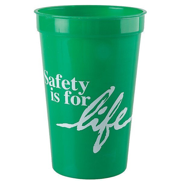 Stadium Cup, Safety is for Life, PK10, Quality Resource Group, Mfr#: 24GSCSL