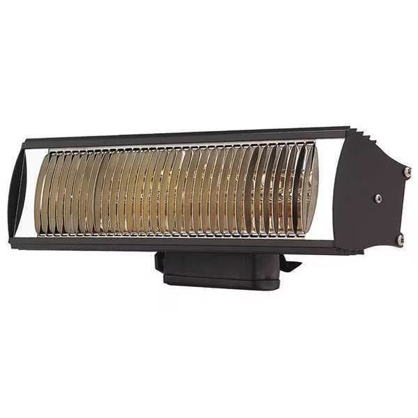 Electric Infrared Heater, Wall, Aluminum, 5120 BtuH, 120V AC, 1500 W, Solaira, Mfr#: SCOSY15120B