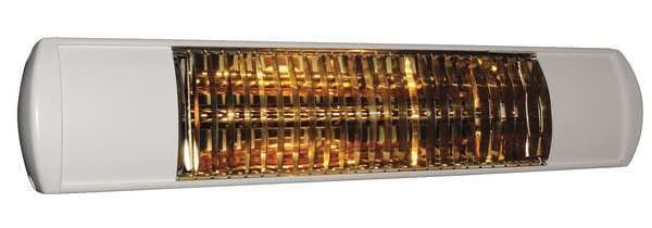 Electric Infrared Heater, Wall, Aluminum, 5120 BtuH, 120V AC, 1500 W, Solaira, Mfr#: SCOSYXL15120w