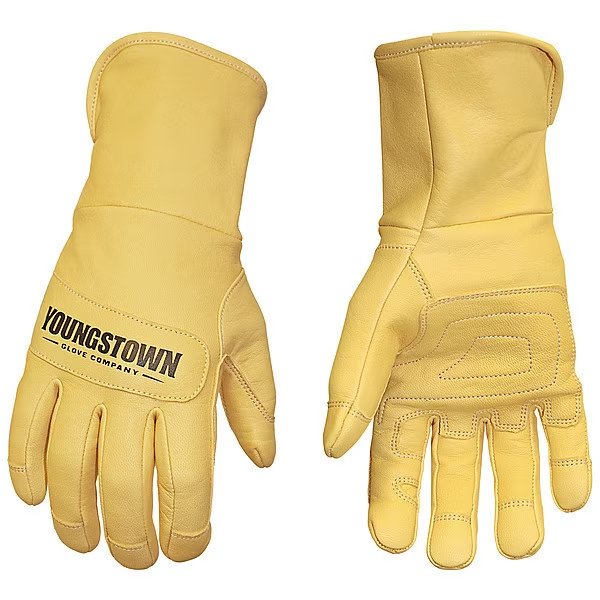 Leather 3D Pattern Gloves, Tan, M, PR, Youngstown Glove Co, Mfr#: 11-3245-60-M