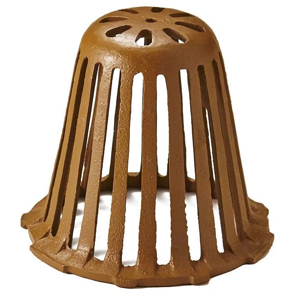 Roof Drain F/110, Cast Iron Dome, 6" H, Smith Light Commercial, Mfr#: 110-10