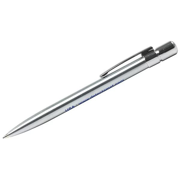 Metal Case Pen, Blue Ink, W/Clip, PK50, Detectamet, Mfr#: 610-I01-DA01