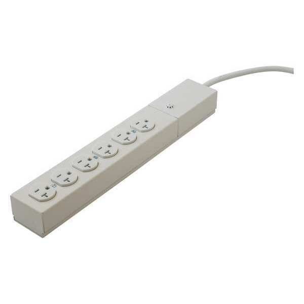 Surge Protector, 20A Ind Gr, 6 Ft., Hubbell Wiring Device-Kellems, Mfr#: HBL6SS620