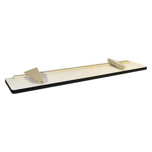 Cantilever Shelf, 18" x 72", Plastic, Beige, Proline, Mfr#: CSPL1872P-H11-SW806-BLT