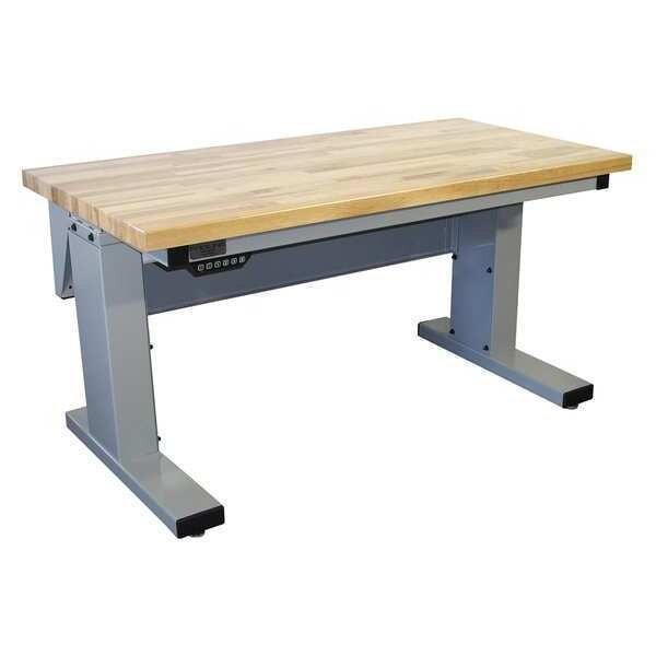 Workstation, Adjust, Solid Maple, Lt Gray, Proline, Mfr#: MVSII7230M-A31